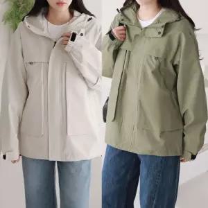 여자 아웃포켓바람막이 M~4XL 빅사이즈