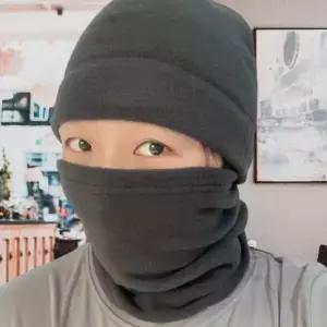 머플러 목도리 넥워머 방한 보온 비니 모자 세트