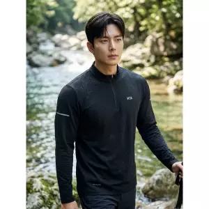 [K2](센텀시티점)단독 KMM24211 남성용 통기성 여름 긴팔 집업 티셔츠