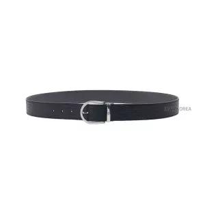 [몽블랑] SS25 남성 프린트 40mm 벨트 131172 BLACK 116635