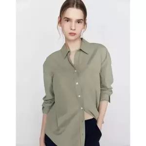 (국내매장정품) GIORDANO 포플린 오픈 카라 셔츠 345904 [3color] 05345904 226837