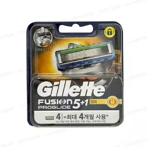 질레트 퓨전 프로글라이드 파워 면도날 4개입 1개 (총4개)
