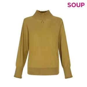 [숲][숲]소프트 셔링 모크넥 니트 (SA2LK32)