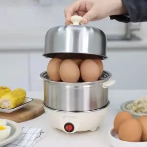 [키친아트]원터치/SUS304 풀스테인리스/2단 계란찜기/N