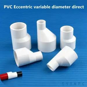 레듀샤 PVC 직선 편심 감속기 커넥터 수도관 어댑터 물고기 탱크 튜브 조인트 정원 관개 20mm 25mm 32mm 40