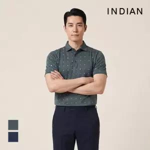 [INDIAN] 린넨혼방 올오버 반팔 티셔츠_MITAS3M3301