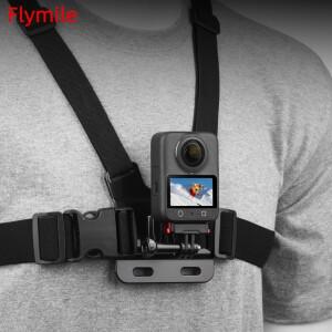 DJI OSMO 360/Action 5 Pro 액세서리 용 Flymile 가슴 스트랩 마운트 벨트 카메라 하네스 홀더 POV 비디오