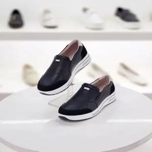 세이브존07 소가죽 경량 슬립온4cm KR P340US
