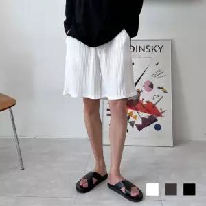 차이블 남자 플리츠 반바지 SD-230452M남성용 편안한 밴딩 패션 캐주얼 여름