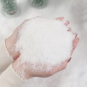 30G 시뮬레이션 Snowflak 소형 거친/고운 눈 가루 모델 크리스마스/건물 모래 테이블 장면 레이아웃 재료