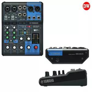 MG06X 야마하믹서 아날로그오디오 믹싱콘솔 6채널 이펙터기능 Yamaha MG06X Mixer