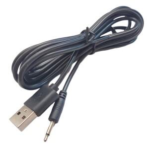 USB - 2.5MM 모노 전원 케이블 충전식 완드용 오디오 DC 진동기 코드