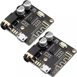 메이커호크 2pcs 블루투스 오디오 수신기 보드 BT 5.0 스테레오 앰프 3.7-5V DIY용 자동차 스피커