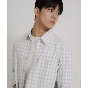 빈폴 변형 스몰 옴브레 체크 셔츠 - 라이트 그린 BC6264C13L 526583