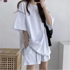 투피스 루즈핏 러블리 운동복 테니스복 셋업 반팔