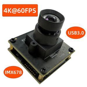 4K 60FPS USB3.0 8MP IMX678 산업용 HD 카메라 모듈 광각 왜곡 없는 렌즈(윈도우, 안드로이드, 라즈베리 파