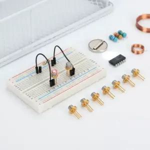 1/2/5/10개 고품질 고출력 650nm 2.2V TO-18 레이저 다이오드 모듈 적외선 1pc