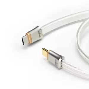 DD ddHiFi TC19CC USB C 케이블 디지털 신호 OTG 퓨어 실버 to DAC 4선 병렬 설계 45cm