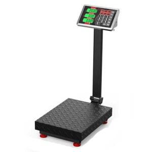 상업용 전자 저울 톤개 계량기 검은 100kg 30x40cm 수하물 농가용저울