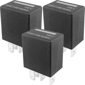 3팩 6G9T-14B192-BA 자동차 릴레이, 12V 20A 5핀, 포드 차량과 호환(2005-2017) - OEM 6G9T14B192BA 대체, 전기 시스템 문제 해결