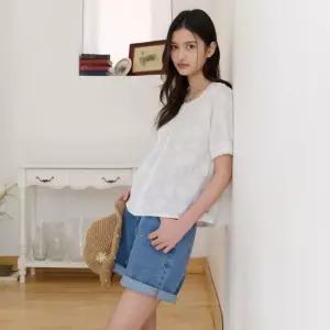 플라워자수 풀오픈 블라우스_T264MBL231W