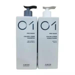아모스 칼라 앤 펌 샴푸 1000ml + 칼라 앤 펌 컨디셔너 1000ml