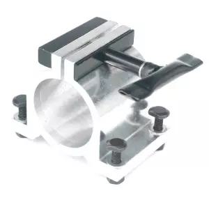 직경 65mm 은 알루미늄 CNC 스핀들 모터 홀더 마운트 브래킷 클램프 캐스트 조절식 손잡이 조각기
