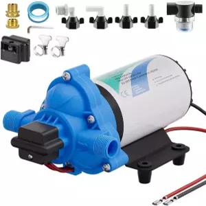 12V DC 전기 고전압 다이어프램 펌프 압력 스위치 4.0GPM 45PSI 인라인 급수 캠핑 시스템 가든 호스 및