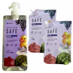 세이프 주방세제 오리지널 720ml + 리필 1L x 2개입 1박스