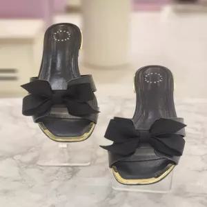 바바라 여성 1cm 러블리 리본 뮬 슬리퍼 BBH365