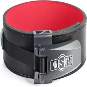 INSTAR 13MM 웨이트 벨트 오리지널 나일론/가죽 - 와이드 파워리프팅 보디빌딩- 래칫 4인치 조정 파워리프팅을 남성용 디자인 매크로 프리미엄 리프팅 Medium