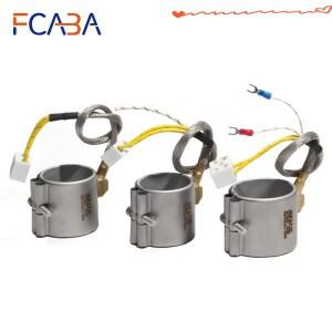 FCABA 75mm 직경 높이 110V/220V/380V 450W/530W/570W/650W 알루미늄 밴드 히터 밀폐형 코일 엘리먼트