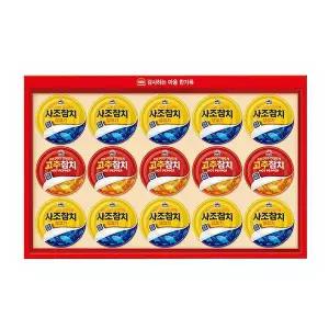 [골드스마일]사조대림해표 사조참치종합4호 명절선물세트 참치캔선