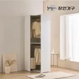 장인가구 클래드 드레스룸 시스템 옷장 2단 코너장