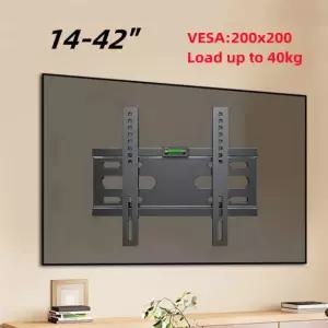 티비거치대 TV 스탠드 LED LCD VESA 42 브라켓 기울기 200 벽걸이 14 검은색