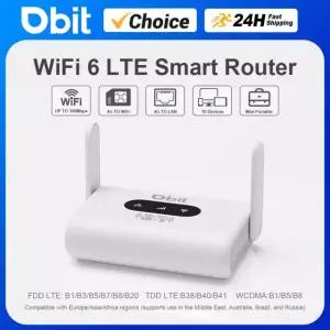 휴대용라우터 유심공유기 이동식와이파이 DBIT 4G LTE WIFI6 콘센트 호환 비계약 WiFi6 4G LTE Router
