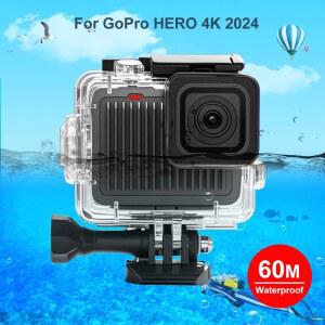 카메라제습함 보관함 HERO 4K 2024용 나사 커버 수중 다이빙 60MECHATRONICS196FT 하우징 보호 걸이 버클 걸게 거치대 PULUZ 케이스