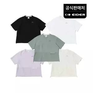 [아이더]여성 ON THE ROCK 온더락 우븐 포켓 브이넥티셔츠 DWM24215 749034