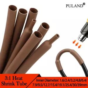 브라운 3 1 열 수축 튜브 직경 1.6~39mm 이중 벽 접착 폴리올레핀 슬리브 라이닝 와이어 케이블 보호기