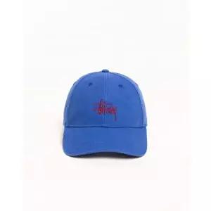 스투시 베이직 STUSSY 모자 - 로얄 블루