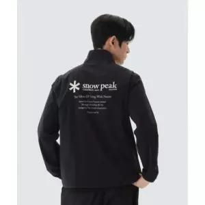 스노우피크 snowpeak APPAREL 씬테크 우븐 스탠드넥 바람막이 Black S24MMSWB34 217627