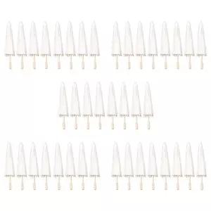 A36T-40PCS 종이 파라솔 웨딩 우산 파티 선물 40cm 대나무 신부 샤워 센터피스 사진 소품