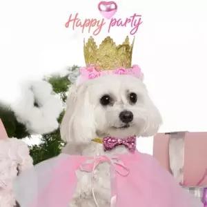 망사 튜튜 강아지 반려동물 드레스 고양이 반려동물생일의상