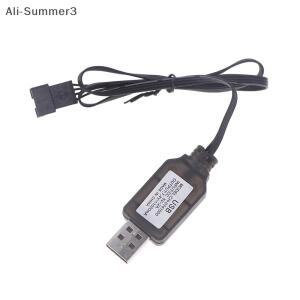 1개 7.4V SM-4P 플러그 USB 충전기 DE36W DE65 HM202 EC08 EC16 RC 자동차 M416 젤 볼 블라스터 배터리