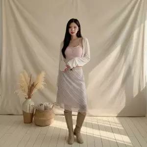 [하프클럽/옷자락]여성 여름 기본 메시 그물 가디건