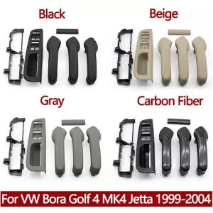 LHD 자동차 인테리어 전면 후면 왼쪽 오른쪽 도어 당김 손잡이 팔걸이 교체 VW Bora Golf 4 MK4 Jetta