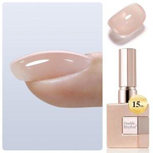 더블 리듬 클리어 매니 15ml 네일 강화제 in 흡수 UV 오래 지속되는 하드 보틀 익스텐션