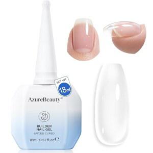 손톱용 AZURE 클리어 연장 강화 에이펙스 LED 초보자를 in DIY UV 18ml 필요 빌딩 위한 매니 램프