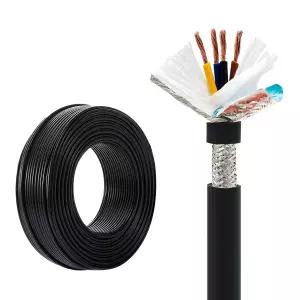 4코어 드래그 체인 케이블 16/18/20/22/24AWG 하이플렉스 차폐 와이어 4컨덕터 0.2-6.0mm2 CCC 인증 무산소