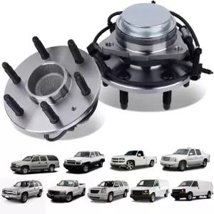 2PCS 전륜 허브 어셈블리 및 휠 베어링 FIT 1999？2013 실버라도 1500 시에라 타호 유콘 교외 ？ 2WD 전용